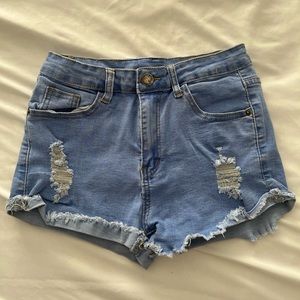 Ripped shorts